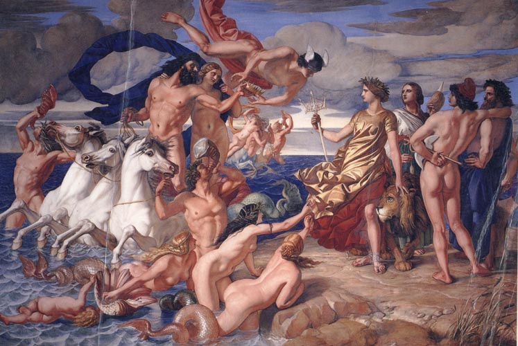 Neptune Resigning to Britannia the Empire of the sea
